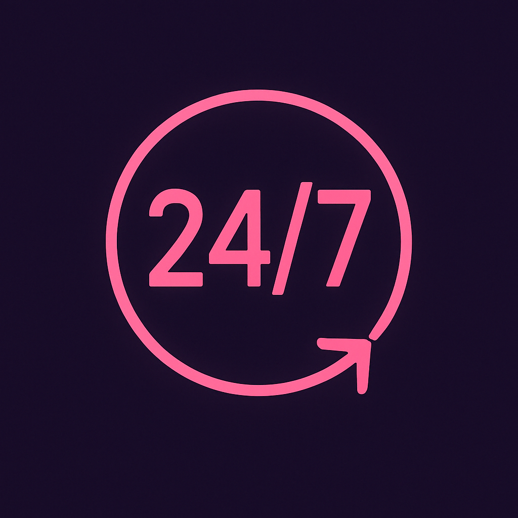24/7 Availability